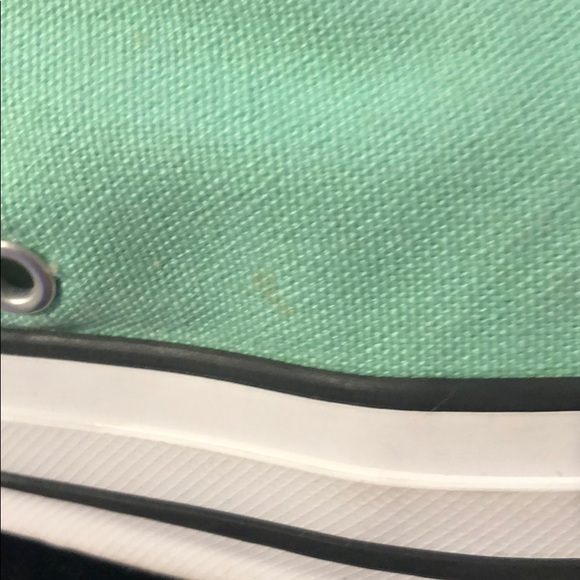 🚫🚫SOLD🚫🚫 NWOT HIGH TOP MINT GREEN HIGH TOP CONVERSE🔥🔥 - Picture 5 of 7